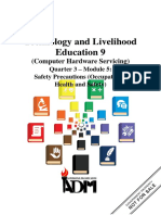 TLE CHS q3 Mod5 Safety Precautions (Occupational Health and Safety)