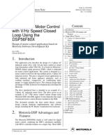 An1910 3-Phase Ac Motor Control With V-HZ Speed Closed Loop Using The Dsp56f80