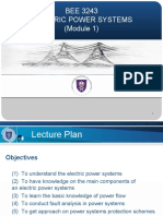 Electric Power Systems Module 1