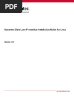 Symantec Data Loss Prevention Installation Guide For Linux: Last Updated: September 24, 2020