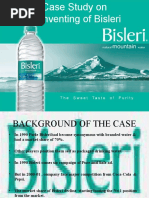 Case Study On Reinventing of Bisleri