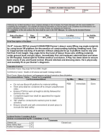 Compounding Building: Incident / Accident Closeout Form