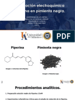 Cuantificación de Piperina.