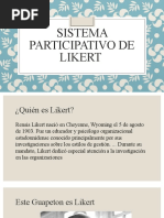 Sistema Participativo de Likert