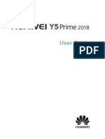 HUAWEI Y5 Prime 2018 User Guide - (DRA-LX2&L32, 02, English, Normal)