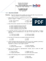 Quarter 1 - 2nd Summative Test (Grade 9)