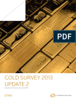 Gold Survey 2013 Update 2: Prepared by Thomson Reuters GFMS