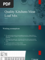 Quality Kitchens Meat Loaf Mix: Team 8