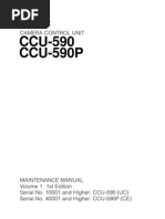 SONY CCU-590 Service Manual