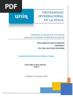 Foro Discusion - Las Políticas Ambientales en México y Europa