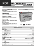 6 Volt 210 A.H.: Long Service Life