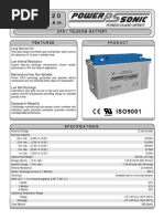 P PG G - 1 12 2V V1 12 20 0: 12 Volt 120 A.H