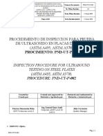 Procedimiento de Ultrasonido PND-UT-P-002 ASTM A435-A578