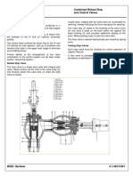 Steam Turbine Combined Reheat Stop Description and Control Valves