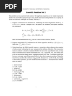 Econ452: Problem Set 2: University of Michigan - Department of Economics