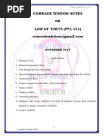 PPL 311 Law of Torts-1