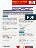 SEMANA 32 - NÚMEROS RACIONALES II (3ro MATEMÁTICA)