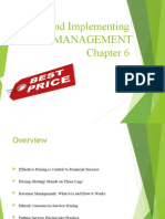 Setting Prices and Implementing Revenue MANAGEMENT