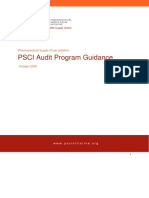 Audit Guidance For PSCI Audits