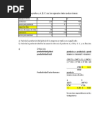 Ejercicio Productividad