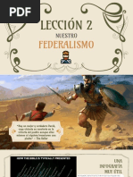 Lección 2 - Nuestro Federalismo