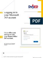 Accessing Your M365 Accounts Student View