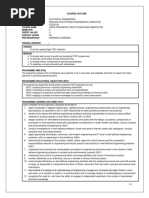 Department Programme Course Code Course Name Semester Credit Values Contact Hours Pre-Requisite (S) Vission & Mission: Vission