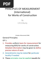 PRINCIPLES OF MEASUREMENT (International)