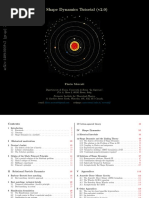 A Shape Dynamics Tutorial (v2.0) : Flavio Mercati
