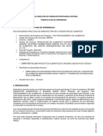 Gfpi-F-019 - Guia - de - Aprendizaje - NF - Aplicar Buenas Prácticas de Manufactura en La Recepción de Alimentos 2333541