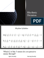 Rhythmic Dictation