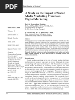 A Study On The Impact of Social Media Marketing Trends On Digital Marketing