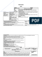 Planeación 4 Semanas de Español...