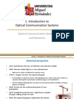 Introduction To Optical Communication Systems