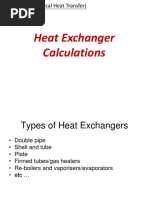 Lecture 3-1 - Heat Exchanger Calculations