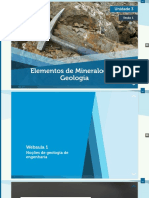 Elementos de Mineralogia e Geologia - Unidade 3 - Seção 1