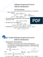 Double Sideband Suppressed-Carrier (DSB-SC) Modulation