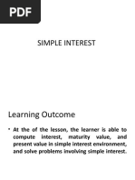 Simple Interest