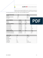 Filament Specifications Unit Value