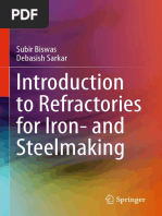 Introduction To Refractories For Iron - and Steelmaking by Subir Biswas