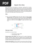 Magnetic Micro Relay