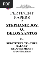 Pertinent Papers: Stephanie Joy Q. Delos Santos