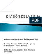 Division de La Biblia