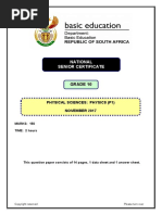 National Senior Certificate: Grade 10