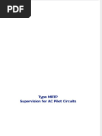 Type MRTP Supervision For AC Pilot Circuits