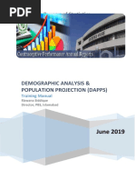 Pakistan Bureau of Statistics: Demographic Analysis & Population Projection (Dapps)