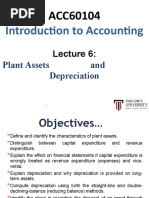 Lec6 - Plant Assets Depreciation