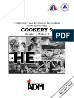 Cookery 9: Technology and Livelihood Education Home Economics