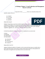 CBSE Class 8 Science Chapter 1 Crop Production and Management Objective Questions