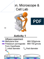 Diffusion, Microscope & Cell Lab